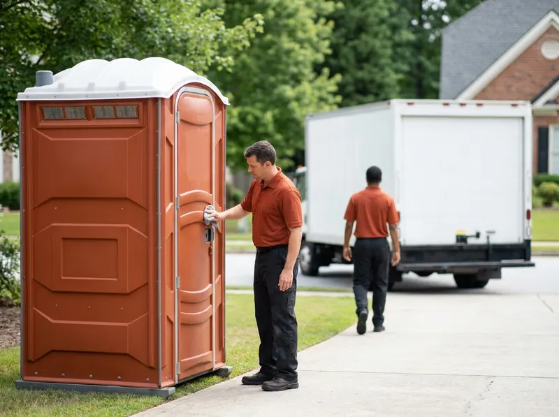Deluxe Flushing Portable Restroom Rental in Atlanta, GA