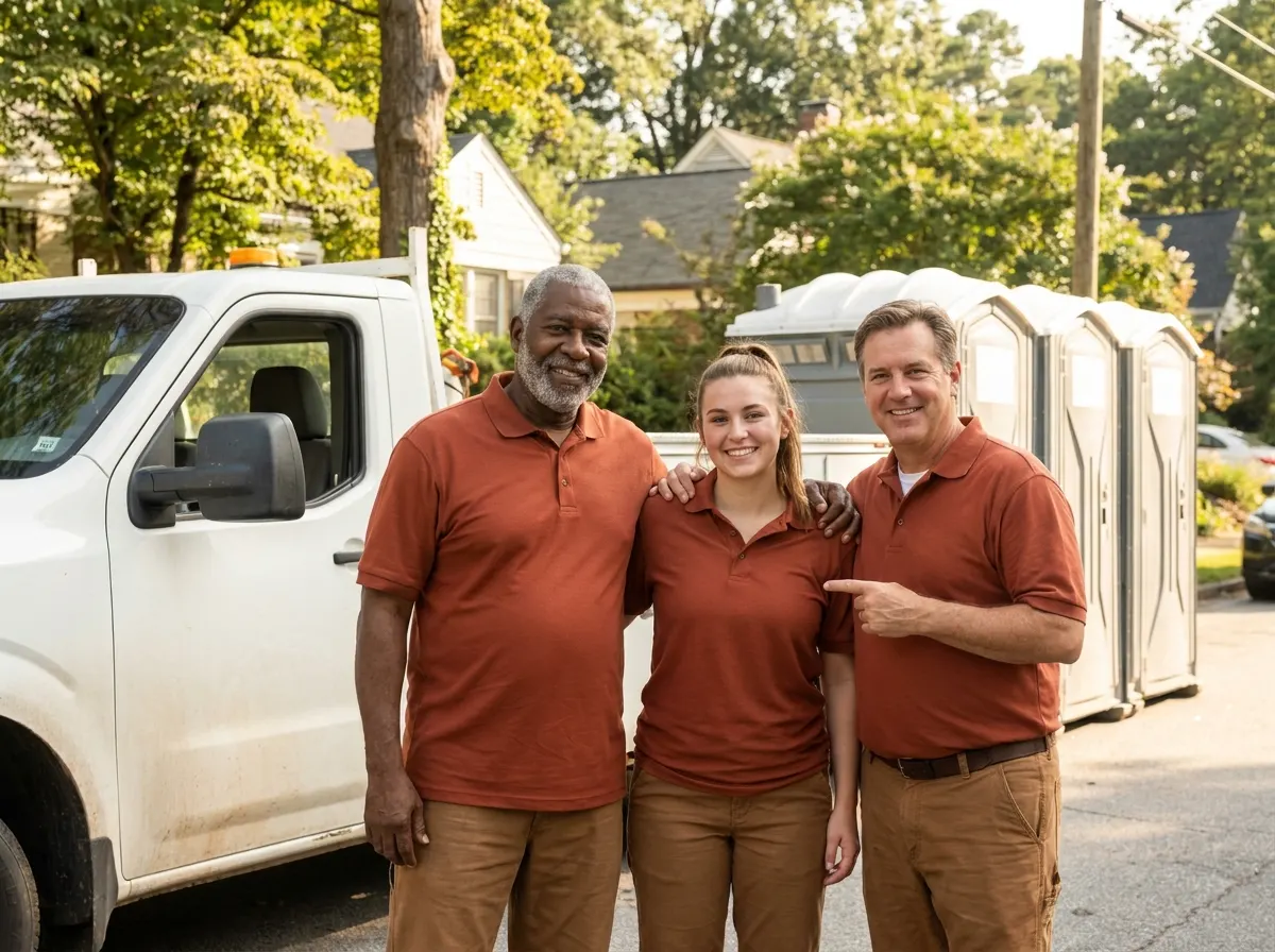The FastLane Portable Restroom Team team — portable toilet supplier in Atlanta, GA